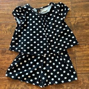 Tucker + Tate polka dot romper size 6